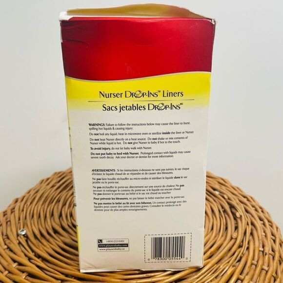 Playtex Nurser Drop-Ins Bottle 8-10 oz 100 Liners Open Box HTF Baby Drink - Picture 5 of 8